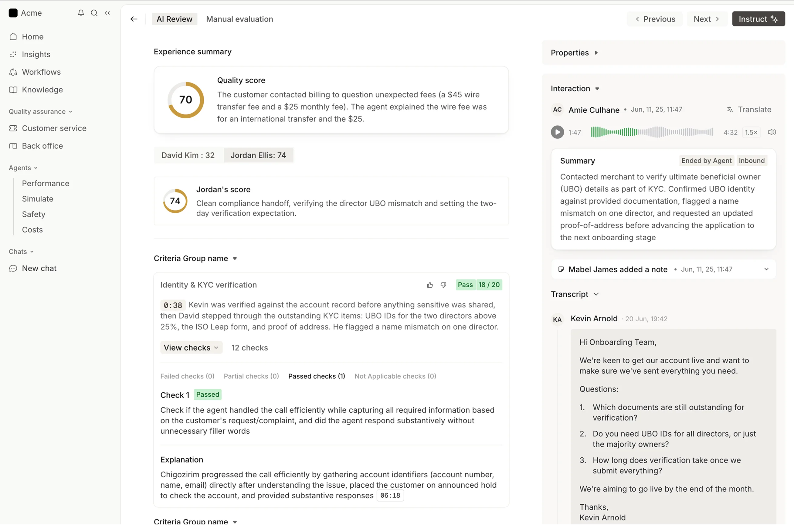 Rulebase dashboard